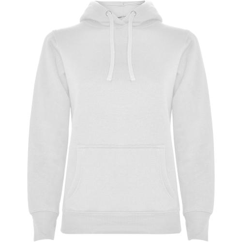 Roly Urban női kapucnis pulóver, White, XL
