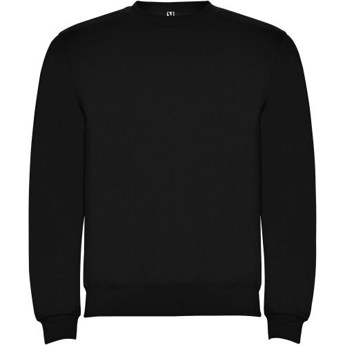 Roly Clasica uniszex pulóver, Solid black, 2XL
