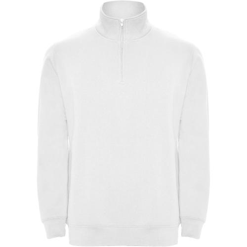 Roly Aneto negyedcipzáros pulóver, White, L