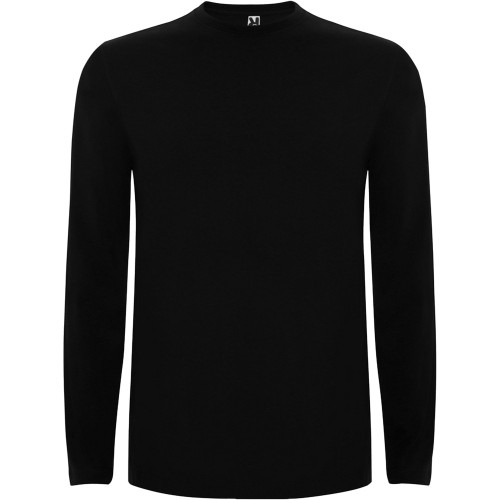 Roly Extreme férfi hosszúujjú póló, Solid black, 2XL