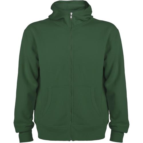 Roly Montblanc uniszex kapucnis pulóver, Bottle green, 2XL
