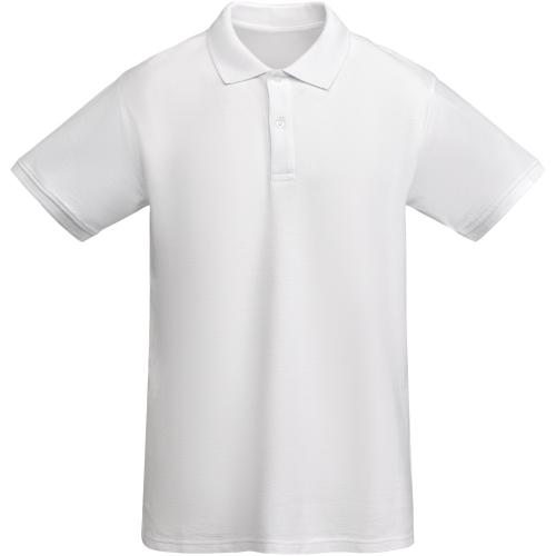 Roly Prince organikus pamut férfi póló, White, L