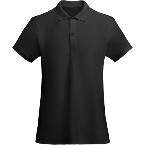 Roly Prince organikus pamut női póló, Solid black, L