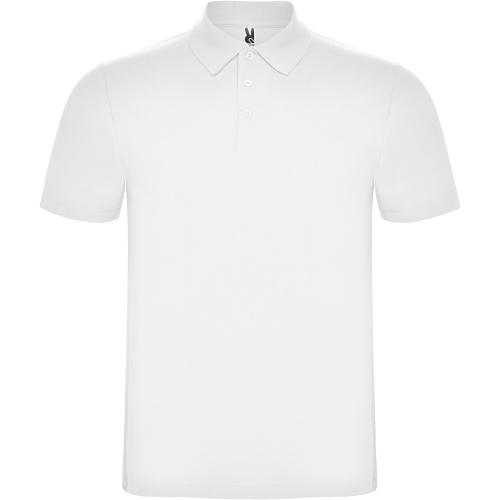 Roly Austral uniszex pamutpóló, White, M
