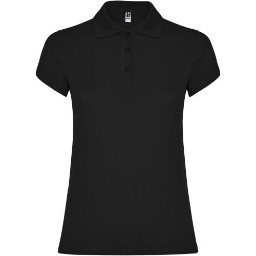 Roly Star női piképóló, Solid black, 3XL