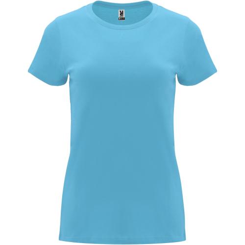 Roly Capri női pamutpóló, Turquois, XL