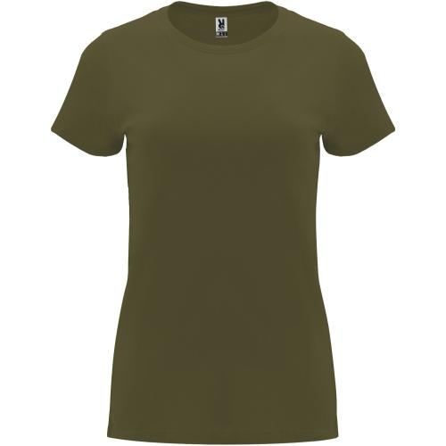 Roly Capri női pamutpóló, Militar Green, XL