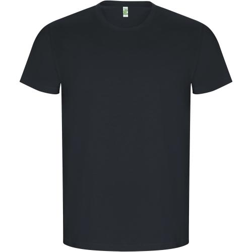 Roly Golden organikus pamut férfi póló, Ebony, XL