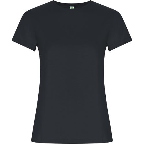 Roly Golden organikus pamut női póló, Ebony, XL