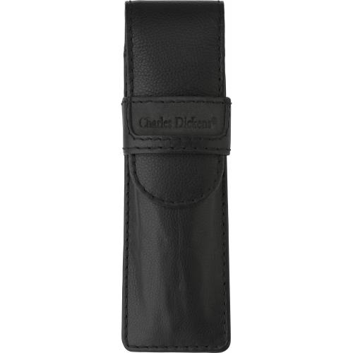 Charles Dickens bőr tolltok, fekete