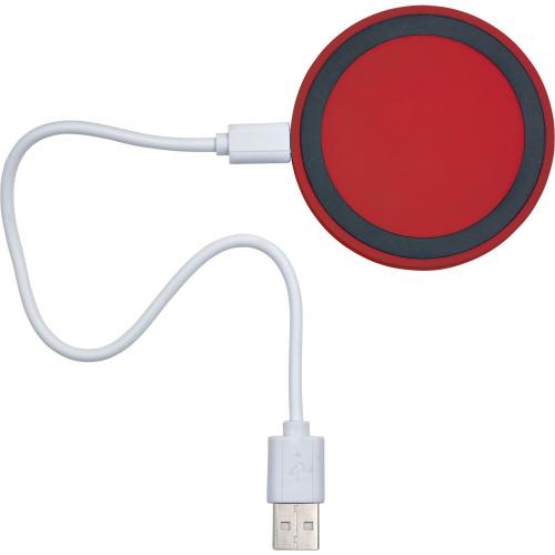 Vezeték nélküli töltőpad, piros