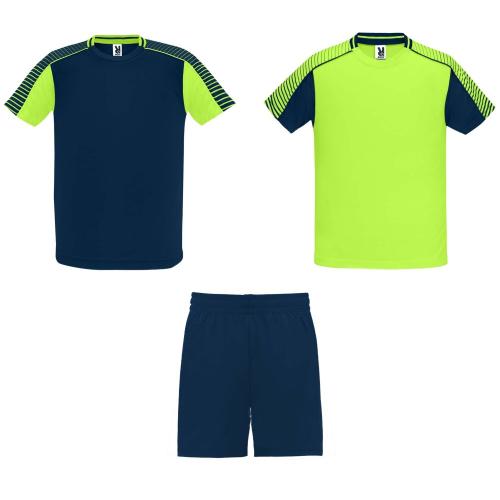 Roly Juve gyerek sport szett, fluor green, navy bl, 16