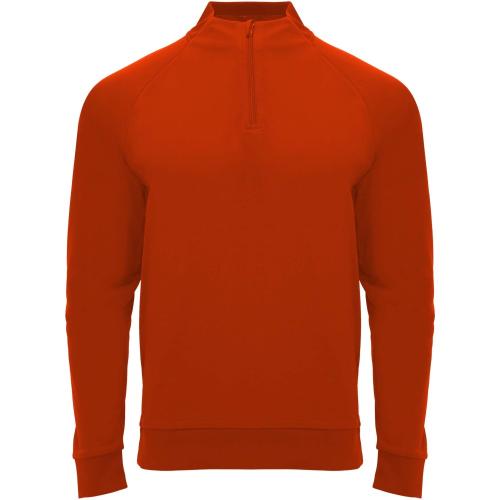 Roly Epiro hosszú ujjú negyed cipzáros gyerekpulóver, red, 10
