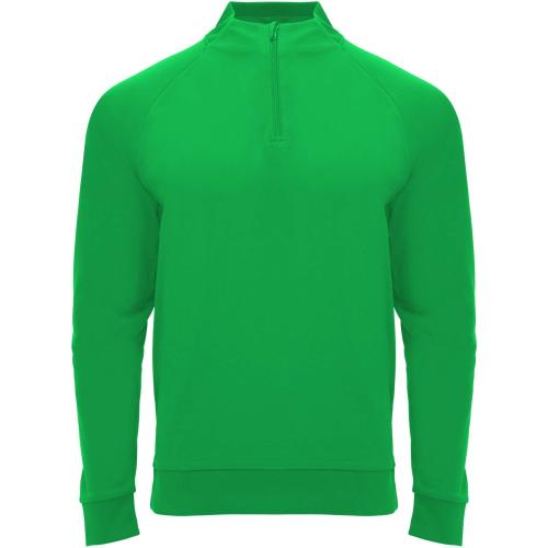 Roly Epiro hosszú ujjú negyed cipzáros gyerekpulóver, green fern, 8