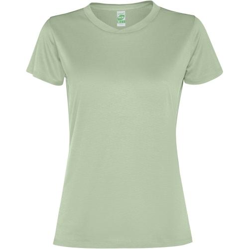 Roly Slam rövid ujjú női sportpóló, mist green, 2XL
