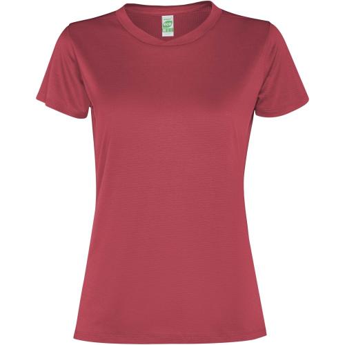 Roly Slam rövid ujjú női sportpóló, berry red, 2XL