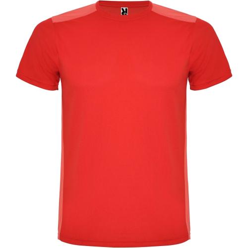 Roly Detroit rövid ujjú uniszex sportpóló, red, XL