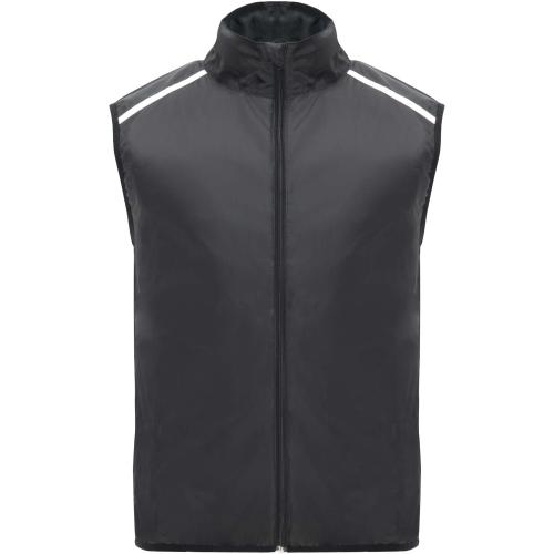 Roly Jannu könnyű uniszex futómellény, solid black, L