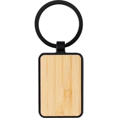 Fém kulcstartó, fekete