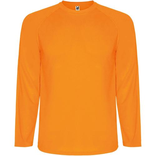 Roly Montecarlo hosszúujjú férfi sportpóló, Fluor Orange, S