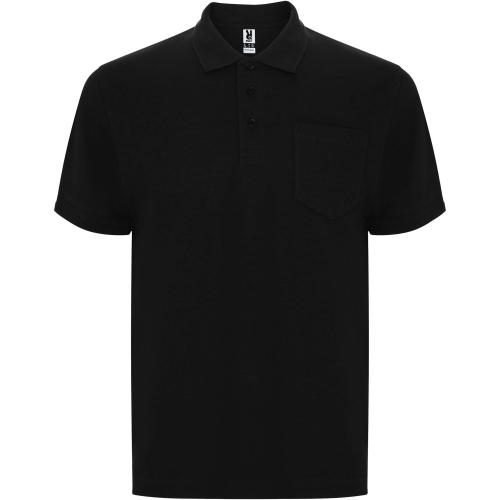 Roly Centauro Premium uniszex piképóló, Solid black, M