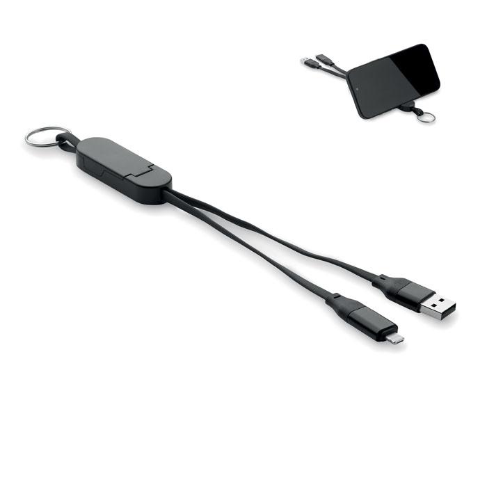 60W kábel kulcstartó újrah.ABS (MO2443-03)
