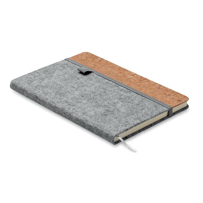 A5 RPET filc és parafa notesz (MO2553-07)