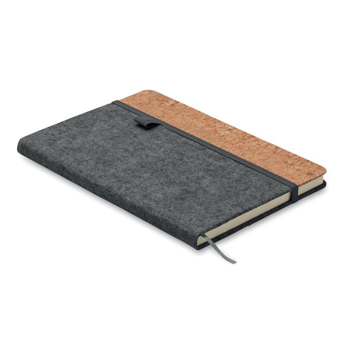A5 RPET filc és parafa notesz (MO2553-15)