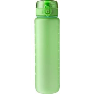 Műanyag sportpalack, 1L, világoszöld