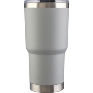 Rozsdamentes acél duplafalú bögre, 590 ml, szürke