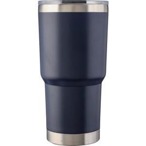 Rozsdamentes acél duplafalú bögre, 590 ml, kék