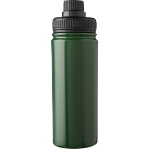 Rozsdamentes acél duplafalú palack, 500 ml, zöld