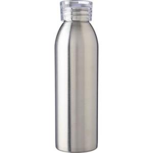 Rozsdamentes acél egyfalú palack, 650 ml, ezüst