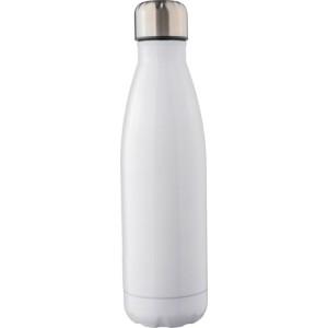 Újraacél duplafalú kulacs, 500 ml, fehér