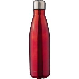 Újraacél duplafalú kulacs, 500 ml, piros