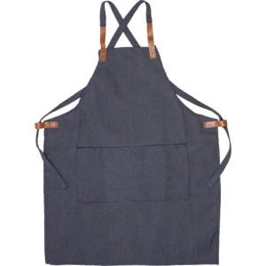 Denim kötény, 280 g/m2, kék