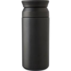 Rozsdamentes acél duplafalú bögre, 350 ml, fekete