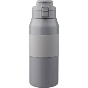Rozsdamentes acél duplafalú palack, 800 ml, szürke