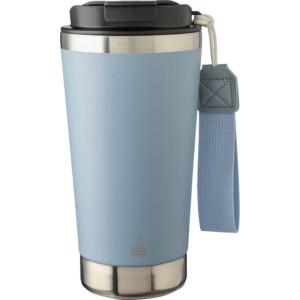 Újraacél duplafalú bögre, 500 ml, pasztelkék
