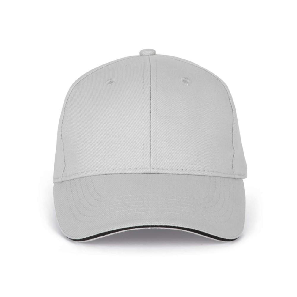 Kup Orlando 6 paneles sapka, Snow Grey/Dark Grey, U
