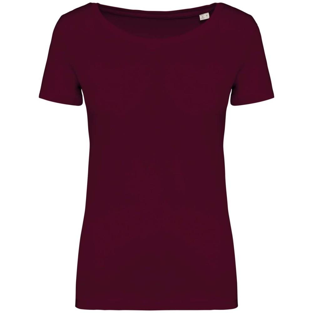 Native Spirit organikus női póló, Dark Cherry, XL