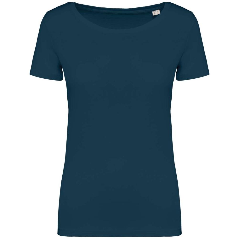 Native Spirit organikus női póló, Peacock Blue, XS