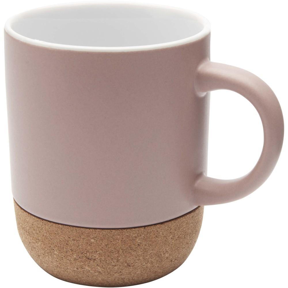 Billie szublimálható kerámiabögre parafával, 300 ml, pink