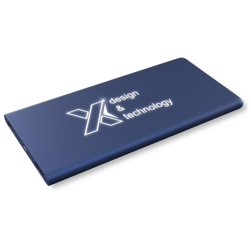 SCX P15 világító powerbank, 5000 mAh, piros
