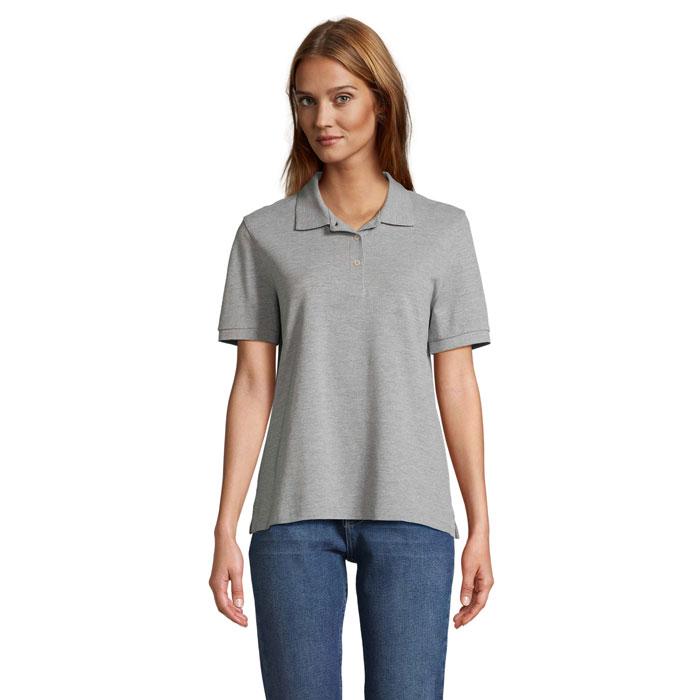 PACIFIC WOMEN POLO (S04440-GY-L)