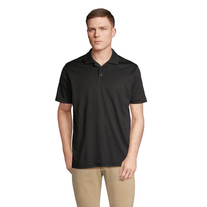 PITCHER UNISEX POLO (S04442-BK-3XL)