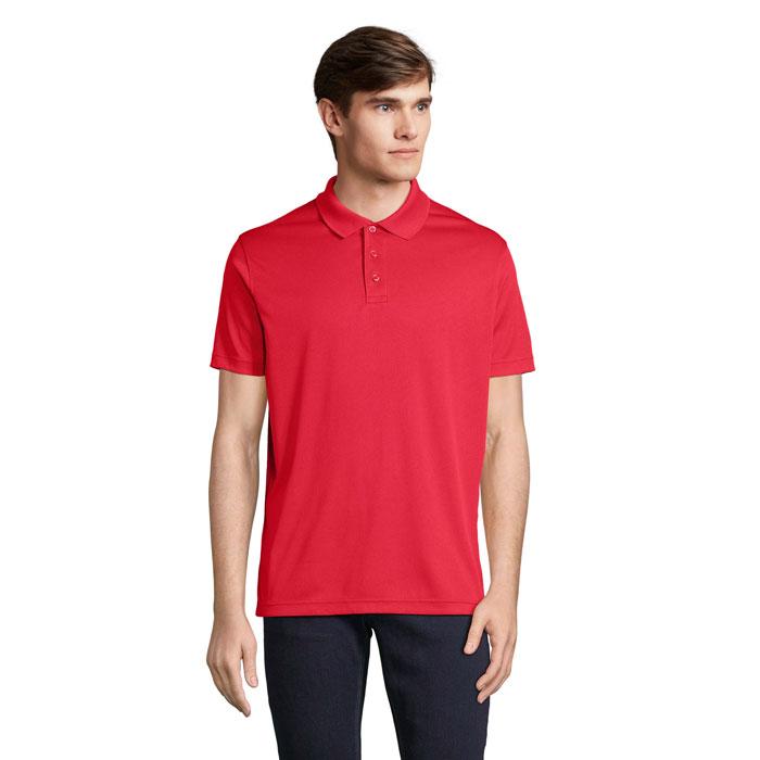 PITCHER UNISEX POLO (S04442-RD-L)