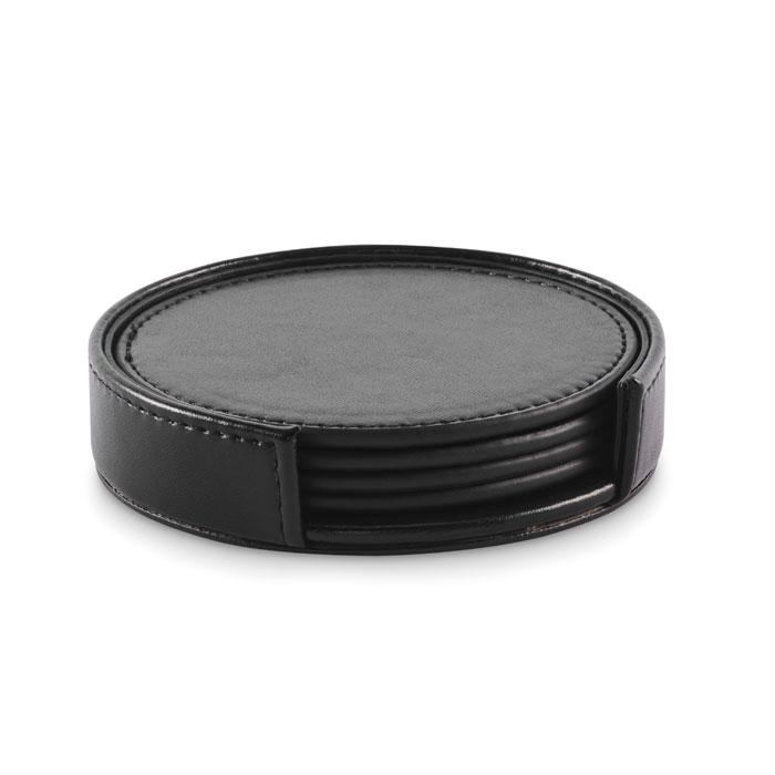 4 db-os PU poháralátét készlet (MO2615-03)