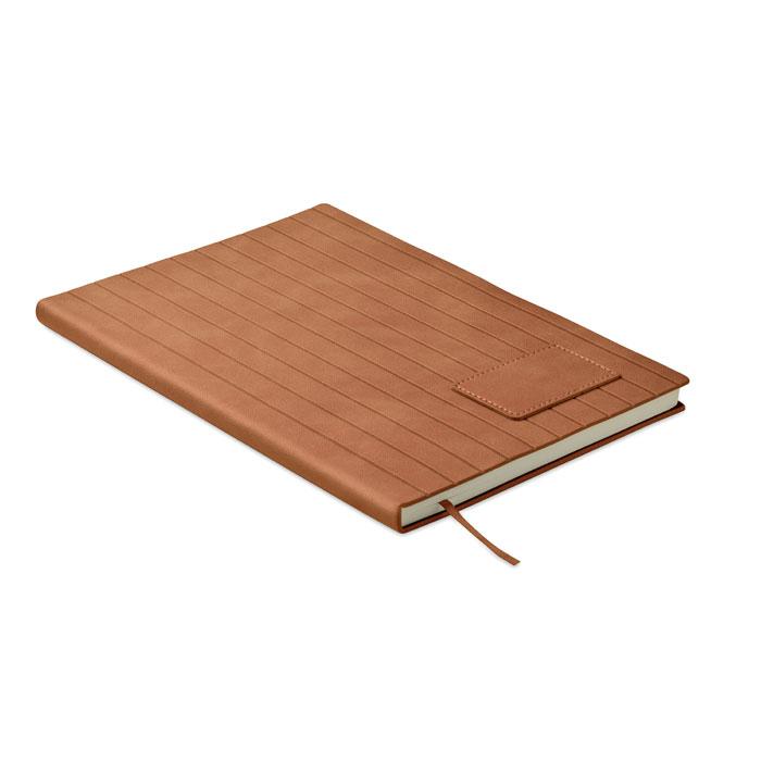 A5 füstös színű PU notesz (MO2663-01)