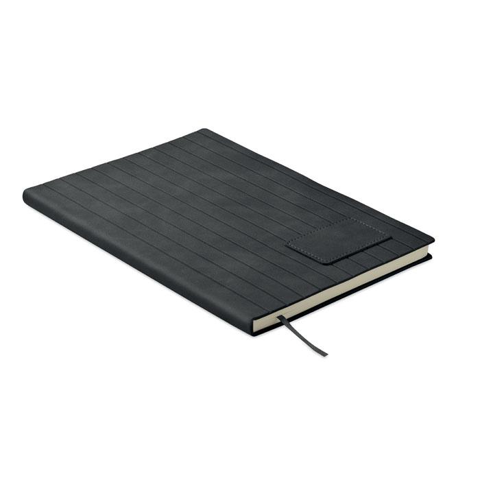A5 füstös színű PU notesz (MO2663-03)